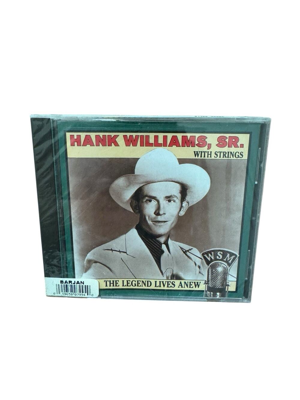Legend Lives Anew by Hank Williams SR CD, 1995) Vintage New Sealed